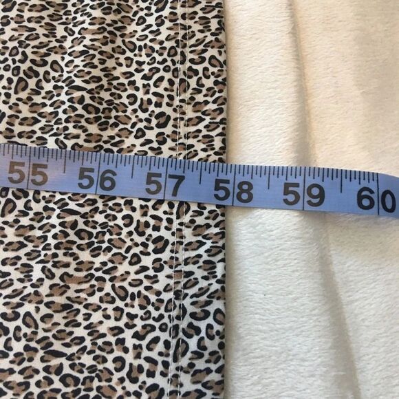 Nina Leonard Animal Print V-Neck Maxi Dress M-L - Picture 10 of 10